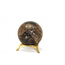 минерал Опал чёрный шар 6 см