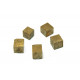 минерал Пирит кубики 1х0.9х0.9 см