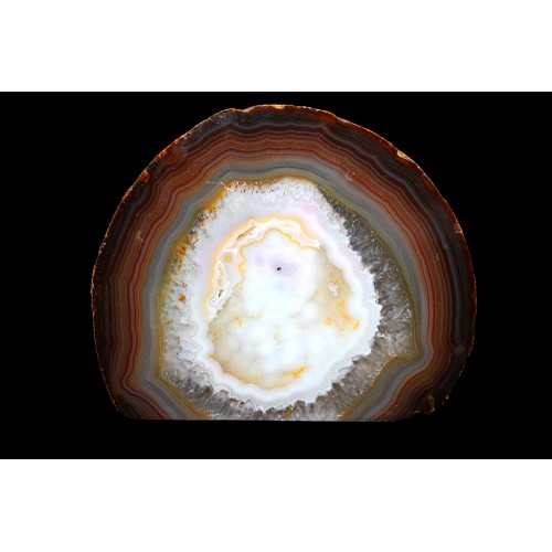 минерал Агат с кварцем и сердоликом 4.5х11х9 см 