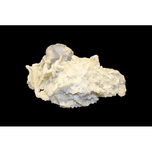 минерал Флюорит на апофиллите с папиршпатом 8х14х6 см