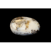 минерал Агат белый моховой 2х7.5х5 см