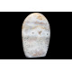 минерал Агат белый моховой 2.2х6х9.5 см