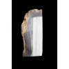 минерал Агат сапфирин, белый агат(правая половина) 5х5.5х11.5 см