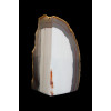 минерал Агат сапфирин, белый агат(правая половина) 5х5.5х11.5 см