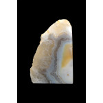 минерал Агат сапфирин с кварцем(левая половина) 6х8х12.5 см