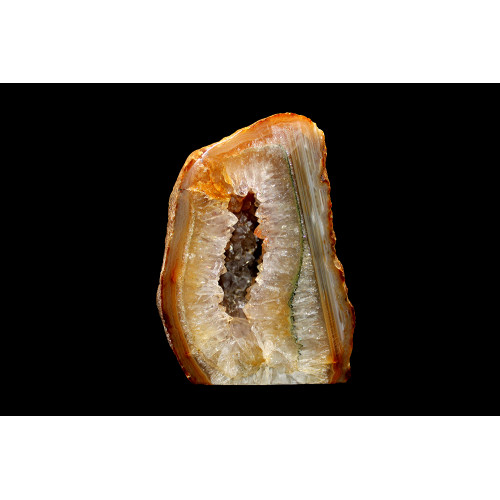 минерал Агат сердолик с цитриновой жеодой 7х7.5х12.5 см 