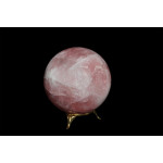 минерал Розовый кварц шар 10 см