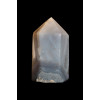 минерал Агат сапфирин с кварцевой жеодой и козалитом кристалл 3х5х9см