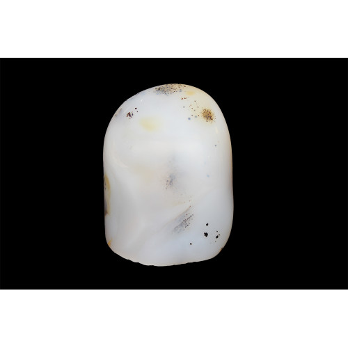минерал Агат белый моховой 3х5.6х8.5 см