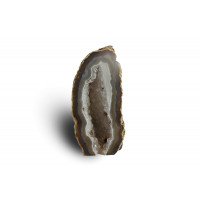минерал Агат с кварцевой жеодой 5х3.5х8 см