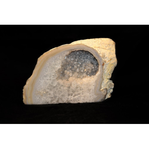 минерал Агат с кварцевой жеодой 5.5х12х9.5 см