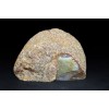 минерал Агат с кварцем и сердоликом(радуга) 2.8х12х8 см 